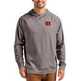 Cincinnati Bengals Cutter & Buck Adapt Knit Recycled Raglan Pullover Hoodie | NFL Sale