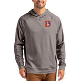 Denver Broncos Cutter & Buck Adapt Historic Knit Recycled Raglan Pullover Hoodie | NFL Near me
