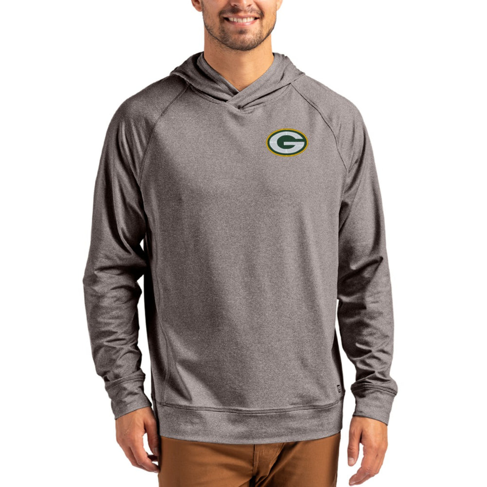 Green Bay Packers Cutter & Buck Adapt Knit Recycled Raglan Pullover Hoodie | NFL On sale