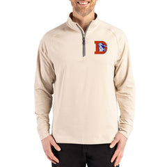 Denver Broncos Cutter & Buck Throwback Logo Adapt Eco Knit Stretch Recycled Quarter-Zip Pullover | NFL On sale