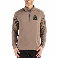 Cleveland Browns Cutter & Buck Adapt Eco Knit Stretch Recycled Quarter-Zip Pullover | NFL Online
