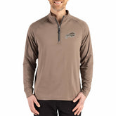 Buffalo Bills Cutter & Buck Adapt Eco Knit Stretch Recycled Quarter-Zip Pullover | NFL Near me