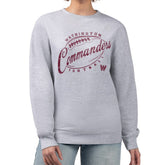 Washington Commanders G-III 4Her by Carl Banks Women's Distressed Graphics Fleece Pullover Sweatshirt | NFL Sale