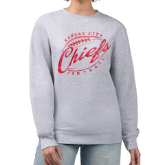 Kansas City Chiefs G-III 4Her by Carl Banks Women's Distressed Graphics Fleece Pullover Sweatshirt | NFL US