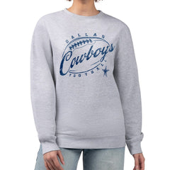Dallas Cowboys G-III 4Her by Carl Banks Women's Distressed Graphics Fleece Pullover Sweatshirt | NFL Sale