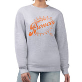 Denver Broncos G-III 4Her by Carl Banks Women's Distressed Graphics Fleece Pullover Sweatshirt | NFL Online