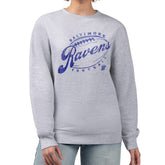 Baltimore Ravens G-III 4Her by Carl Banks Women's Distressed Graphics Fleece Pullover Sweatshirt | NFL On sale