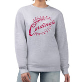 Arizona Cardinals G-III 4Her by Carl Banks Women's Distressed Graphics Fleece Pullover Sweatshirt | NFL Discount