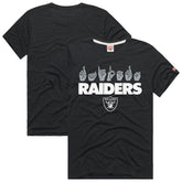 Las Vegas Raiders Homage Unisex NFL ASL Collection by Love Sign Tri-Blend T-Shirt | NFL US