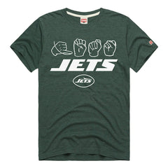 New York Jets Homage Unisex NFL ASL Collection by Love Sign Tri-Blend T-Shirt | NFL Near me