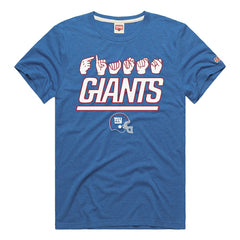 New York Giants Homage Unisex NFL ASL Collection by Love Sign Tri-Blend T-Shirt | NFL Outlet