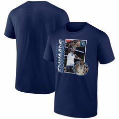 Navy Anthony Edwards Minnesota Timberwolves '90s Player Graphic T-Shirt | NBA
