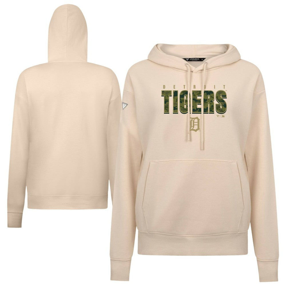Detroit Tigers Levelwear Women's Adorn Protect W Pullover Hoodie - MLB Hoodies