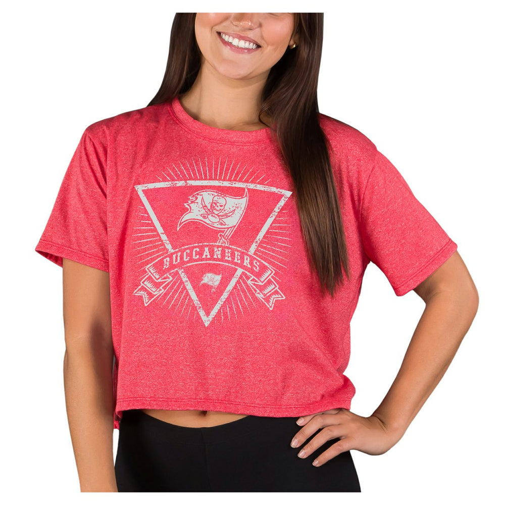 Tampa Bay Buccaneers Concepts Sport Women's Quest Knit Crop Top | NFL New