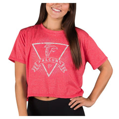 Atlanta Falcons Concepts Sport Women's Quest Knit Crop Top | NFL Discount