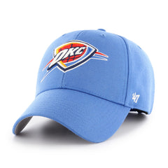 Blue Oklahoma City Thunder '47 Core Logo MVP Adjustable Hat | NBA