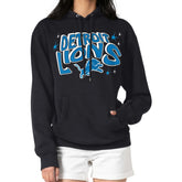 Detroit Lions Starter Women's Fireworks Fleece Pullover Hoodie | NFL New