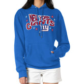 New York Giants Starter Women's Fireworks Fleece Pullover Hoodie | NFL Online