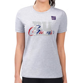 New York Giants G-III 4Her by Carl Banks Women's Super-Slim Fit Lightweight Shadow Logo T-Shirt | NFL Hot