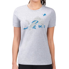 Detroit Lions G-III 4Her by Carl Banks Women's Super-Slim Fit Lightweight Shadow Logo T-Shirt | NFL Outlet