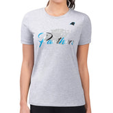 Carolina Panthers G-III 4Her by Carl Banks Women's Super-Slim Fit Lightweight Shadow Logo T-Shirt | NFL Online