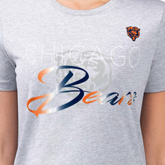 Chicago Bears G-III 4Her by Carl Banks Women's Super-Slim Fit Lightweight Shadow Logo T-Shirt | NFL Near me