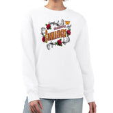 Washington Commanders G-III 4Her by Carl Banks Women's Roses Fleece Tri-Blend Pullover Sweatshirt | NFL On sale