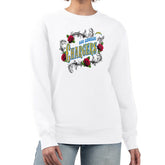 Los Angeles Chargers G-III 4Her by Carl Banks Women's Roses Fleece Tri-Blend Pullover Sweatshirt | NFL US