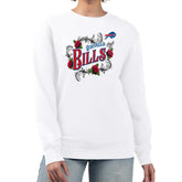 Buffalo Bills G-III 4Her by Carl Banks Women's Roses Fleece Tri-Blend Pullover Sweatshirt | NFL On sale