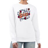Chicago Bears G-III 4Her by Carl Banks Women's Roses Fleece Tri-Blend Pullover Sweatshirt | NFL US