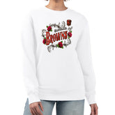 Cleveland Browns G-III 4Her by Carl Banks Women's Roses Fleece Tri-Blend Pullover Sweatshirt | NFL Discount