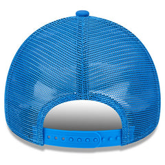 Blue Oklahoma City Thunder Core Logo Foam Front A-Frame 9FORTY Adjustable Trucker Hat | NBA