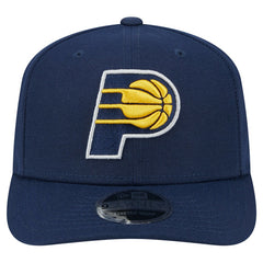 Navy Indiana Pacers Core Logo 9SEVENTY Stretch-Snap Hat | NBA