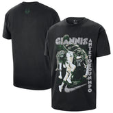 Black Giannis Antetokounmpo Milwaukee Bucks Unisex Athlete T-Shirt | NBA