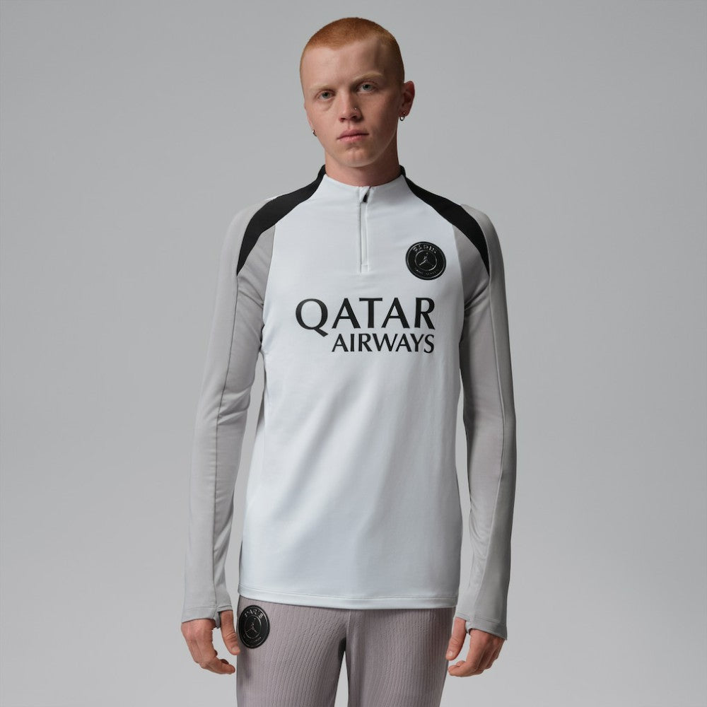 Paris Saint-Germain Jordan Brand Men's Strike Drill Quarter-Zip Long Sleeve Dri-FIT Top