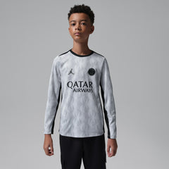Paris Saint-Germain Jordan Brand Youth Long Sleeve Pre-Match Dri-FIT Top