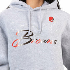 Cleveland Browns G-III 4Her by Carl Banks Women's Shadow Logo Fleece Pullover Hoodie | NFL New