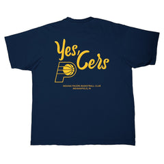 Navy Indiana Pacers Stadium Essentials Unisex Urban T-Shirt | NBA