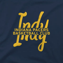 Navy Indiana Pacers Stadium Essentials Unisex Urban T-Shirt | NBA