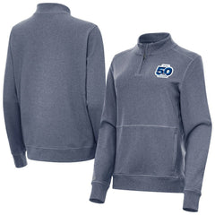 Seattle Seahawks Antigua Women's 50th Season Crush Quarter-Zip Pullover | NFL On sale