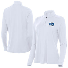 Seattle Seahawks Antigua Women's 50th Season Intent Quarter-Zip Pullover | NFL Discount