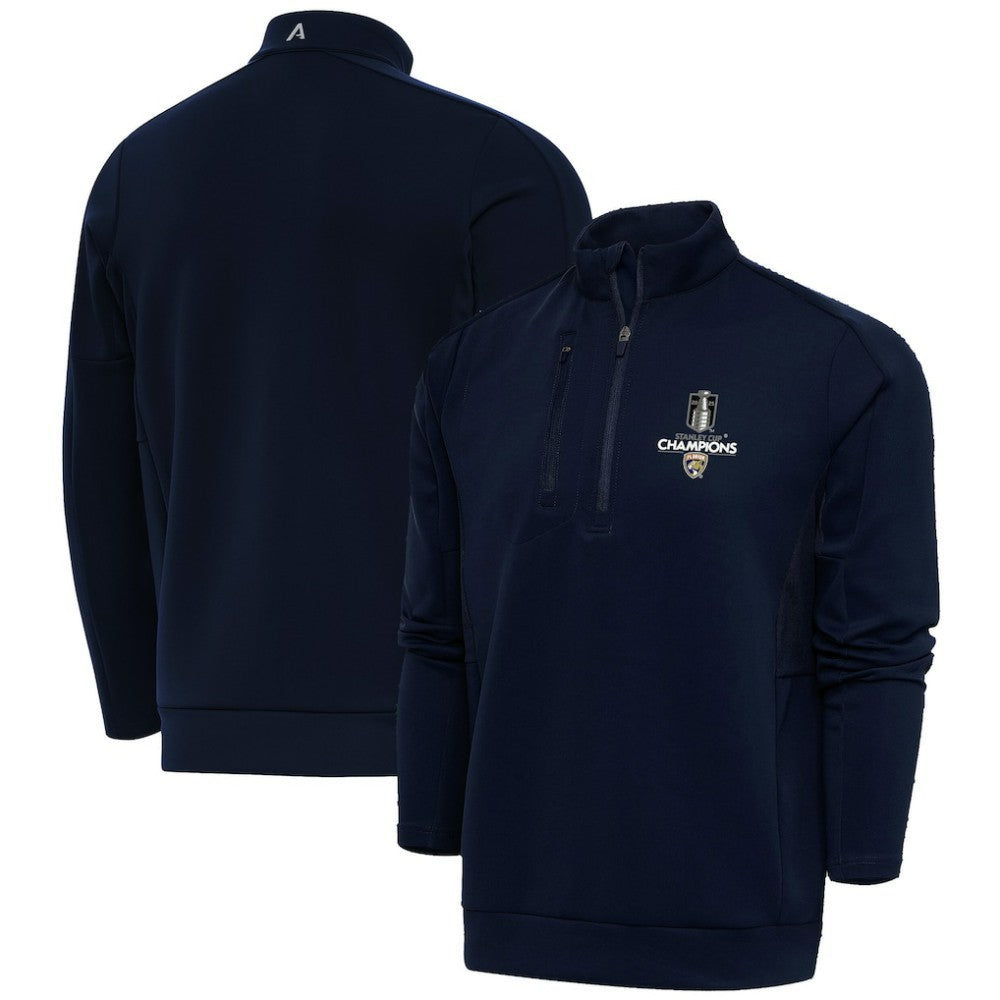 Florida Panthers Fanatics 2025 Stanley Cup Champions Genesis Quarter-Zip Pullover - NHL Pullover