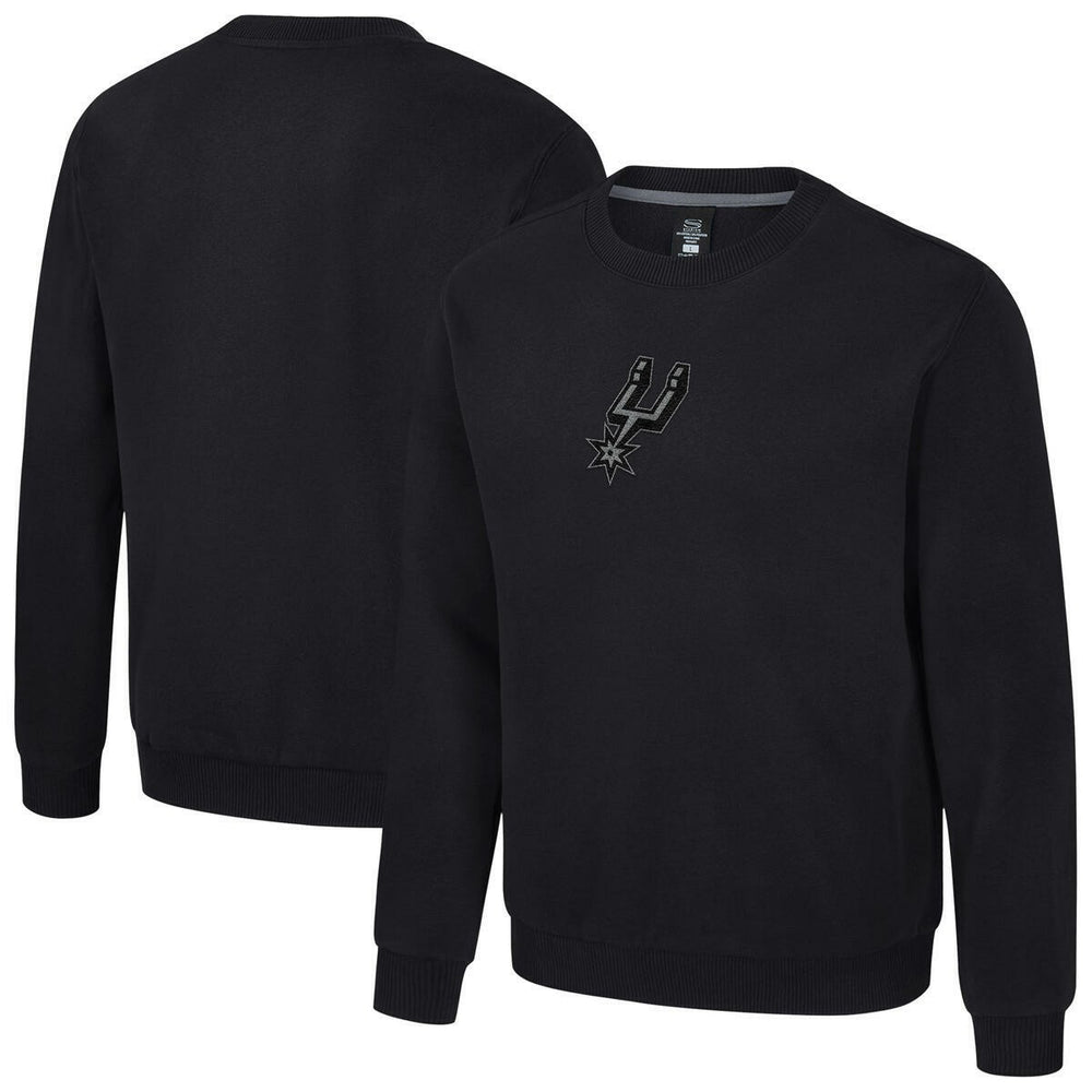 Black San Antonio Spurs Stadium Essentials Unisex Club Level Chenille Sweatshirt | NBA