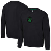 Black Boston Celtics Stadium Essentials Unisex Club Level Chenille Sweatshirt | NBA
