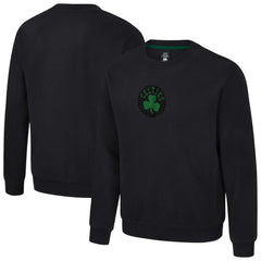 Black Boston Celtics Stadium Essentials Unisex Club Level Chenille Sweatshirt | NBA