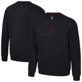 Black Cleveland Cavaliers Stadium Essentials Unisex Club Level Chenille Sweatshirt sale | NBA