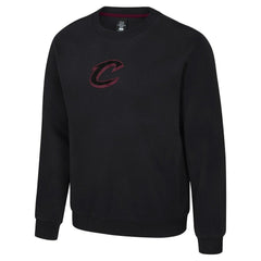 Black Cleveland Cavaliers Stadium Essentials Unisex Club Level Chenille Sweatshirt sale | NBA