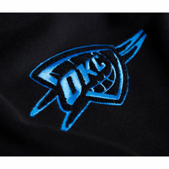 Black Oklahoma City Thunder Stadium Essentials Unisex Club Level Chenille Sweatshirt | NBA