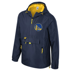 Navy Golden State Warriors Stadium Essentials Unisex Compete Quarter-Zip Hoodie Jacket sale | NBA