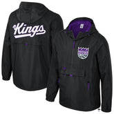 Black Sacramento Kings Stadium Essentials Unisex Compete Quarter-Zip Hoodie Jacket | NBA